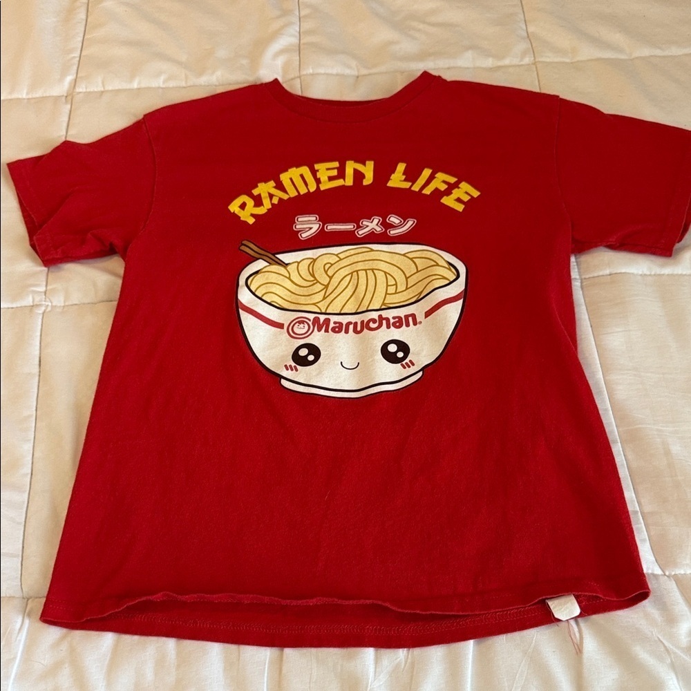 Kids Red Ramen Graphic Tee